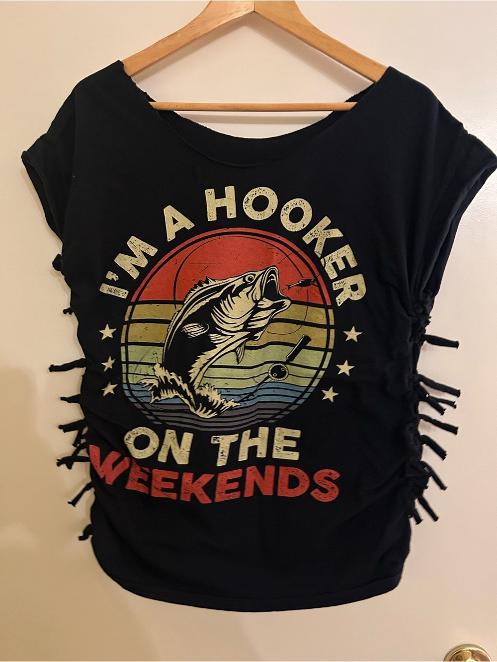 women's medium altered t shirt